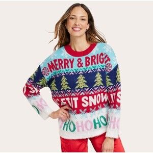 33 Degrees Womens Christmas‎ Sweater Sz Small